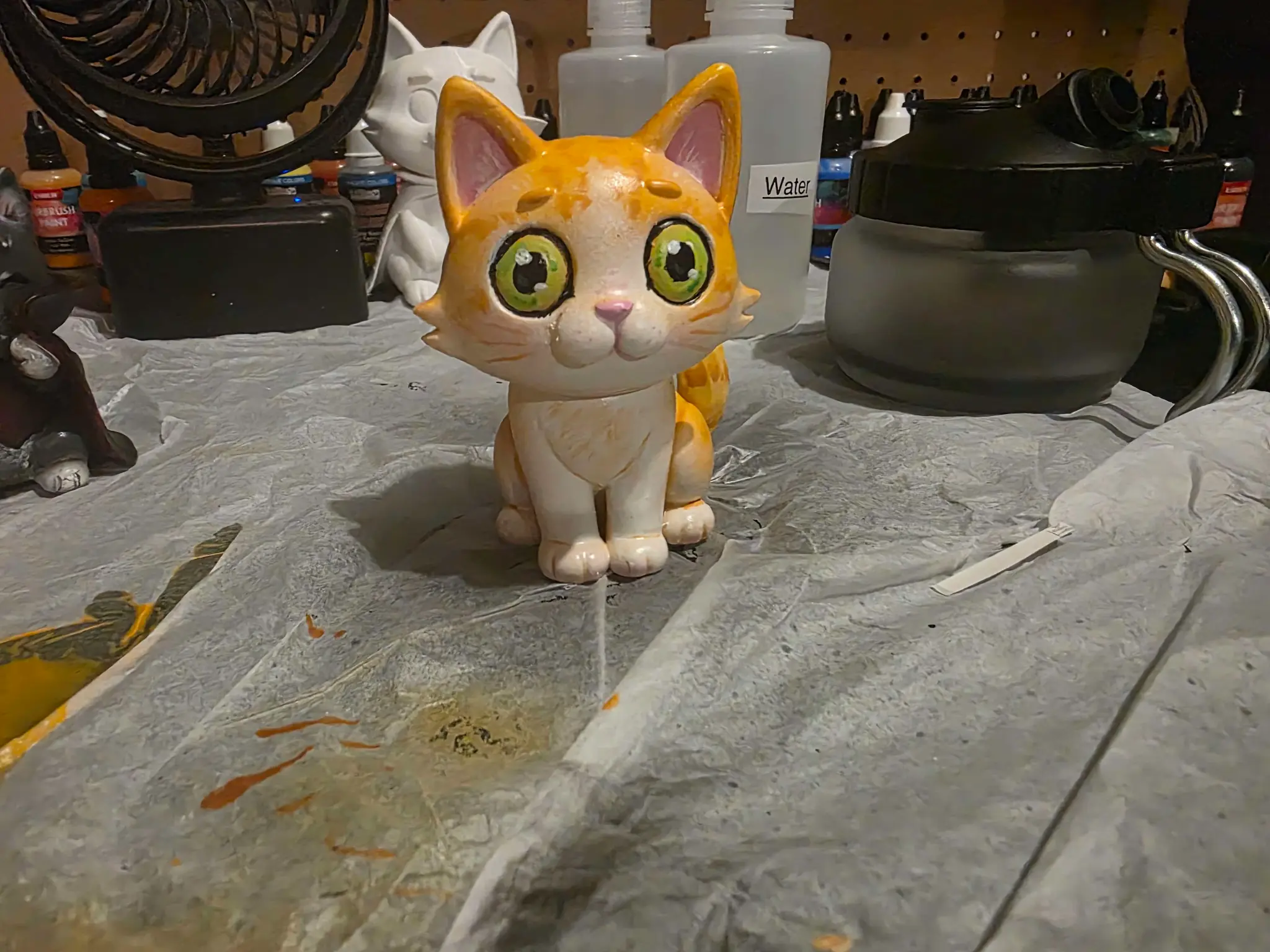 Orange Cat - Workshop Setting